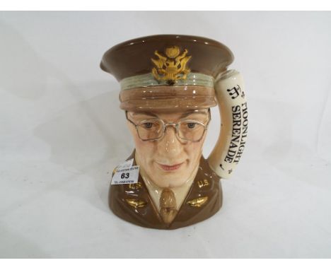 Royal Doulton - a Royal Doulton ceramic Toby Jug depicting Glenn Miller #6970, approx 18cm (h) Est £30 - £50 - This lot MUST 