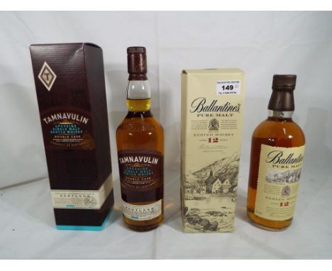 Tamnavulin Speyside single malt Scotch Whisky, double cask 70 cl, 40% vol, batch 0308, level mid neck in original carton, and