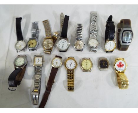 14 wristwatches to include Sekonda Timex, Pulsar, Terner, Monic,Rovina and similar - This lot MUST be paid for and collected,