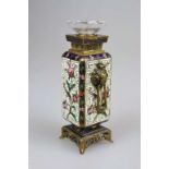 Solifleur, Frankreich, Bronze und Cloisonné-Emaille