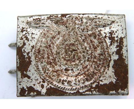 German WWII semi relic belt buckle. P&amp;P Group 1 (£14+VAT for the first lot and £1+VAT for subsequent lots) 