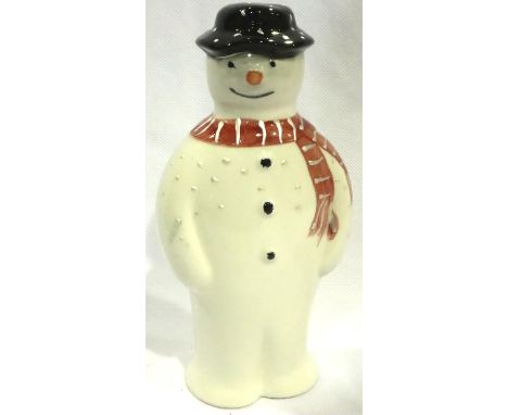 Anita Harris Snowman figurine, H: 16 cm, no cracks, chips or visible restoration. P&amp;P Group 1 (£14+VAT for the first lot 