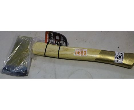 New one 1/2 Deliton axe with hardwood shaft. Not available for in-house P&amp;P, contact Paul O'Hea at Mailboxes on 01925 659