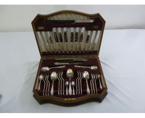 A canteen of silver plated flatware for six place settings