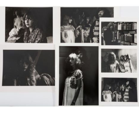 Dr Philip Stokes [1932-2002]-
The Painter with Mary:-
a set of seven black and white photographic prints
including copies of 