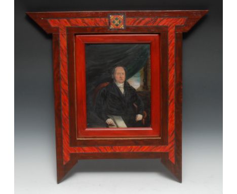 English School (19th century)Portrait of Rev. W H Wiffen, Minister and Pastor of the Congregational Church, Thameoil on board