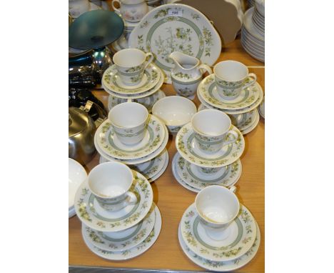 A Royal Doulton Tonkin pattern part tea service