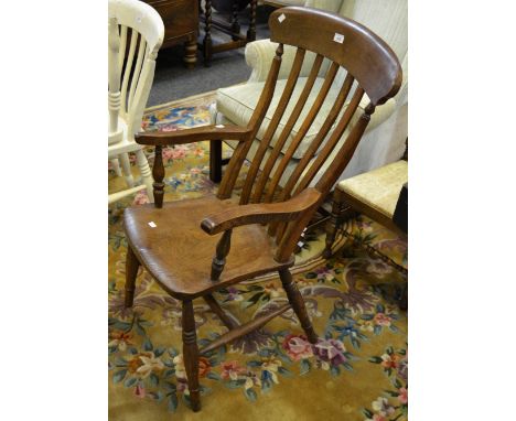 A North Country elm and beech stick back chair