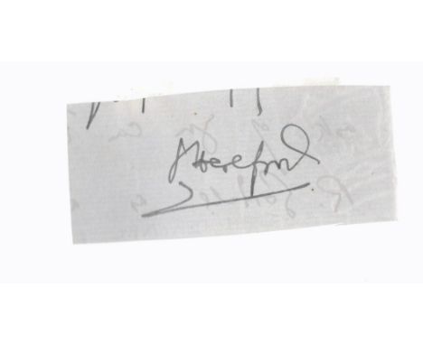 Bishop John Percival signed 4x1 approx page cutting. John Percival (27 September 1834 - 3 December 1918) was the first headma