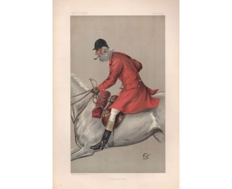 Vanity Fair print. Titled Blackmore Vale. Dated 11/11/1897. Guest. Approx size 14x12. Good condition Est. Good condition Est.
