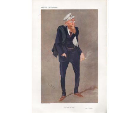Vanity Fair print. Titled The Transit of Venus. Dated 12/8/1908. Earl of Crawford. Approx size 14x12. Good condition Est. Goo