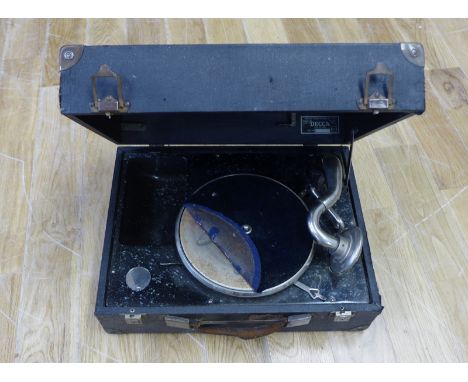 A mid 20th Century Decca record player 