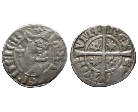 Scotland, Alexander III penny. Second coinage, 1280-86 AD. Crowned bust left with sceptre, +ALEXANDER DEI GRA. R. REX SCO TOR