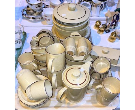 A Poole "Broadstone" extensive dinner/tea service, 60 pieces approx 