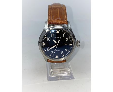 A Parnis automatic chronometer wristwatch with power reserve 