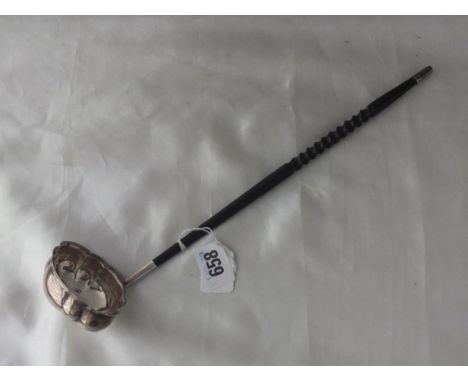Georgian style toddy ladle, Lon mod.     