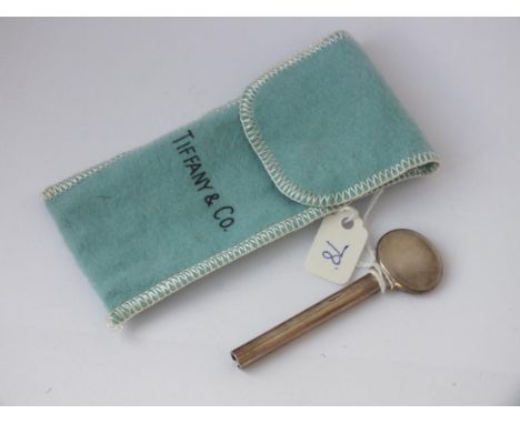 Tiffany &amp; Co - sterling silver key style item in Tiffany   cloth case 18g        