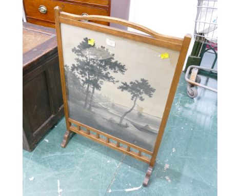 Tapestry firescreen
