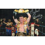 Michael Gomez signed 12x8inch colour photo. Good condition Est.