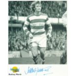 Football Rodney Marsh signed 10x8 inch black and white Autographed Editions photo with bio on