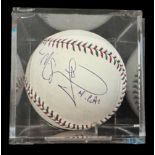 Miguel Cotto signed baseball in display case. (born October 29, 1980) is a Puerto Rican former