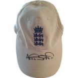 Alec Stewart signed England cricket cap. Good condition Est.