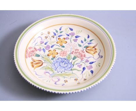 A POOLE POTTERY CHARGER, impressed factory mark and '822', diameter approximately 33cm
