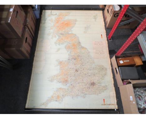 An Ordnance Survey ten mile map of Great Britain 