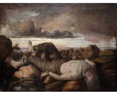 William Gill, The only survivor  (der einzige Überlebende), großes Ölgemälde von 1869William Gill, lebte und arbeitete nachwe
