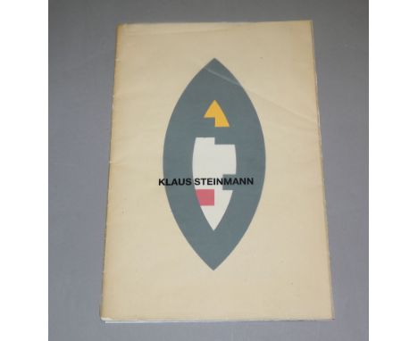 Klaus Steinmann, 11 Farbserigraphien "Konkrete Kunst", eines von 500 Ex., Wilhelm Hack-Museum 1992Klaus Steinmann, *1939 Darm