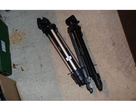 2 x camera tripods.