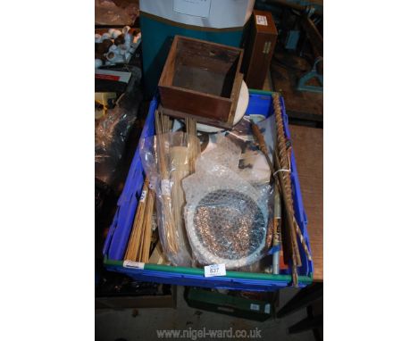 A quantity of masonry drills, a speaker, etc.,