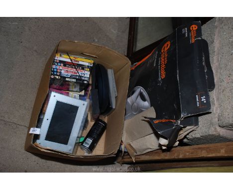 Quantity of DVD's, electronic scales, digi frame etc.
