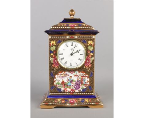 A Masons limited edition timepiece 'The Imperial Mandarin Clock' No 219/950. 24cm tall.  