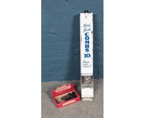 A Harmon handy pocket comb dispenser.  