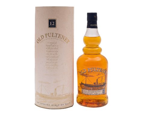 A bottle of Old Puteney 12 year old Single Malt Scotch Whisky. 70 cl . 40% vol.