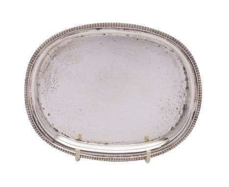 An Elizabeth II silver goblet, Garrard & Co Ltd, London 1977, with Jubilee mark, embossed decoration, in a presentation case,