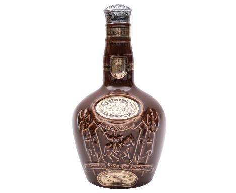 A bottle of Chivas Royal Salute 21 year old Scotch Whisky, boxed. 