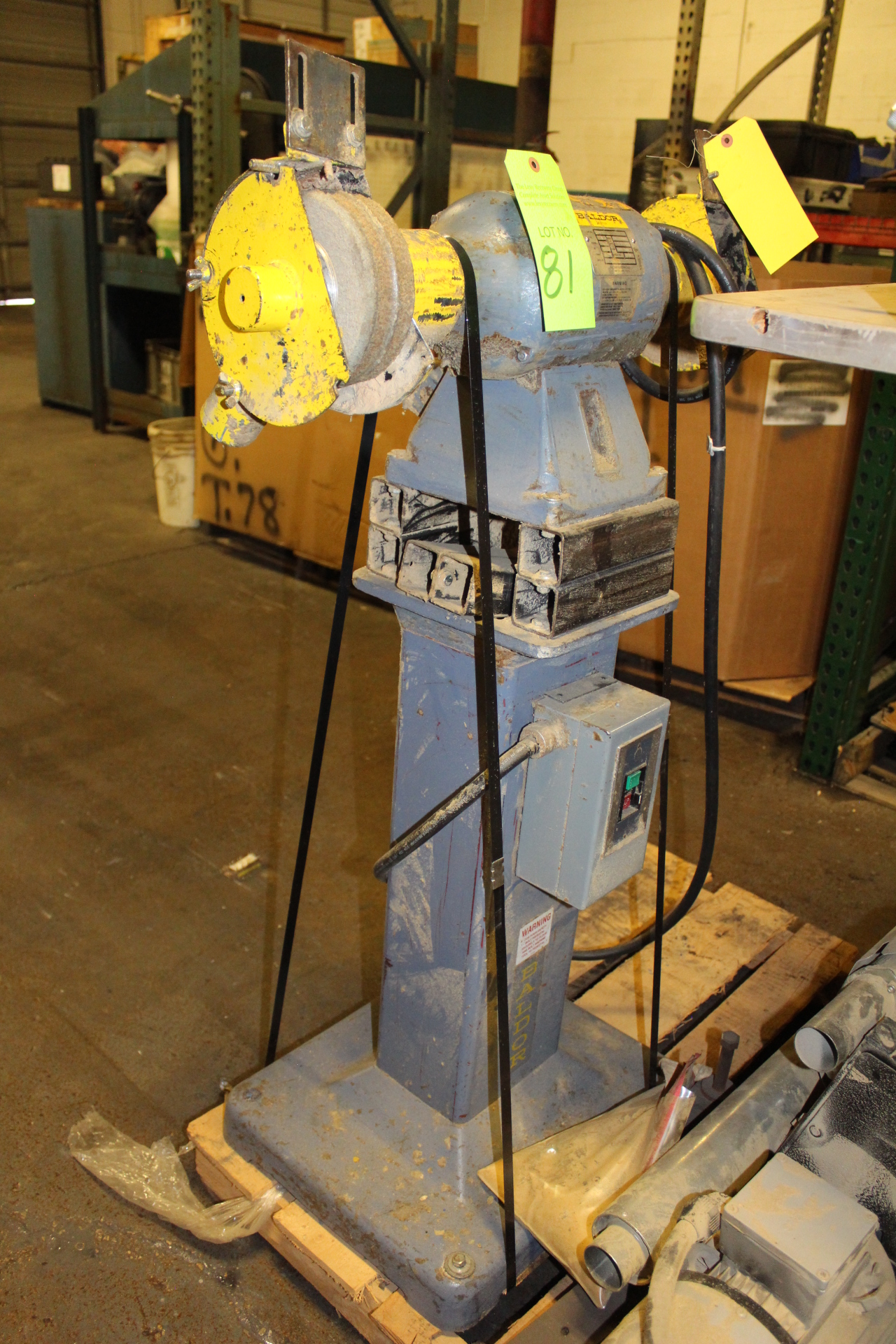 Baldor 330B Double End Pedestal Type Buffer