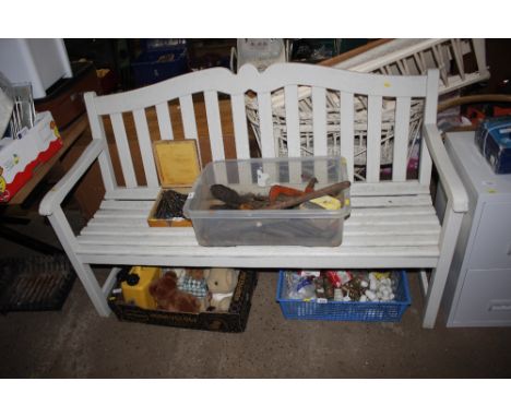 A garden bench