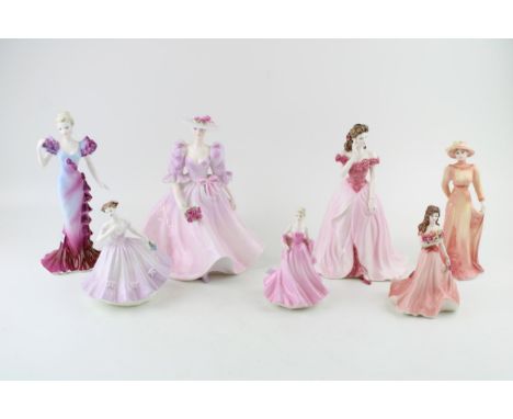 A collection of Coalport figures to include 'Barbara Ann' Ladies of Fashion, 'Sarah', 'Chantilly Lace', 'Bewitching', 'Lucy',