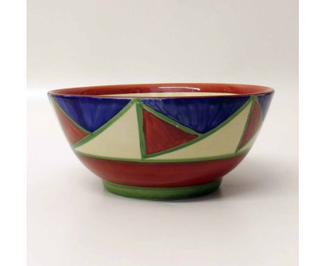 Clarice Cliff bowl. Condition report: see terms and conditions