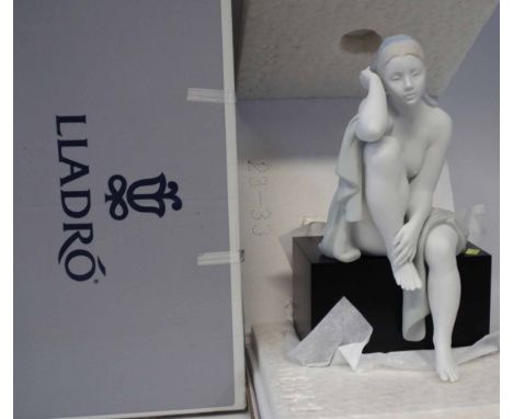 Lladro boxed figure of Lost in Thought.     From the shop clearance of Stoniers Liverpool.  This lot is sold subject to V.A.T