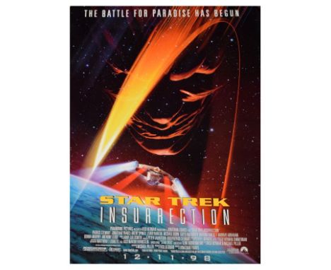 Star Trek franchise film posters - Insurrection, Search For Spock, Nemesis x 3, Generations, First Contact, some double-sided