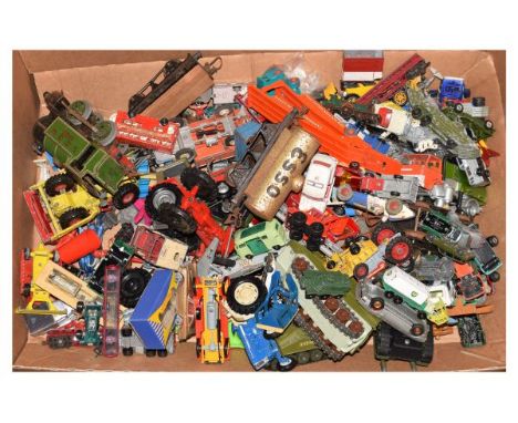 Large selection of mainly 1960's - 80's die-cast and other model vehicles to include; Dinky Shado 2 Tank, Lesney Car Transpor