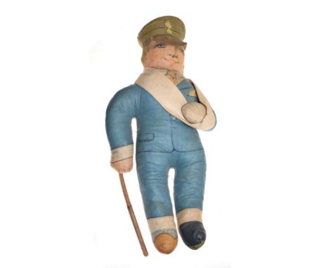 Deans Rag Book Company First World War wounded soldier made for Boots the Chemist, 28cm high   Condition: 