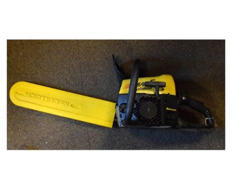 McCulloch MAC 5 Evolution petrol chainsaw   Condition: 