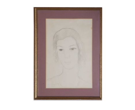 ARR Property from a Private Collection MARIE LAURENCIN (1883-1956)PORTRAIT OF MADELINE LUNN-ROCKLIFFEsigned, inscribed and da