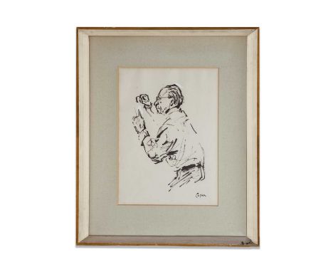 ARR MILEIN COSMAN (1921-2017)PORTRAIT OF IGOR STRAVINSKYsigned Cosman lower rightpencil and pen and inkimage: 28 x 22cm; 11 x