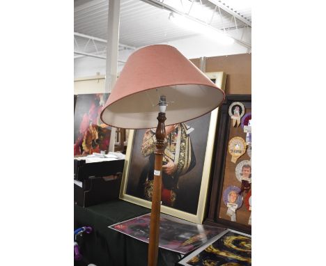 A Mid 20th Century Turned Wooden Standard Lamp 